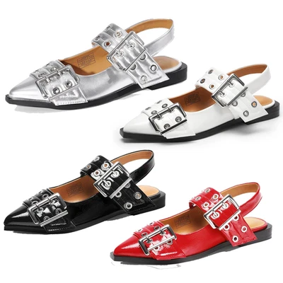 Women Slip On Slingback Ballet Flats Comfortable Casual Flat Shoes - Image 1 of 4