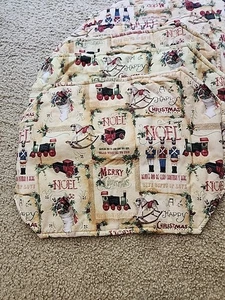 Set Of 6 Quilted Christmas Placemats - Picture 1 of 6