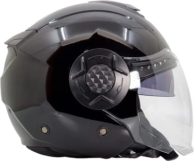 BHR 830 - Casco Flash Omologato ECE 22.06 Nero Metallizzato Jet