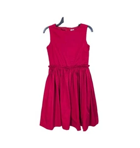 Crewcuts Girls Red Dress sz 14 NEW Dressy Sleeveless 100% cotton J Crew - Picture 1 of 8
