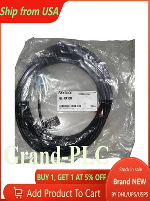 One KEYENCE GL-RP10N Connection Cable GLRP10N New Free Shipping - Image 1 of 4