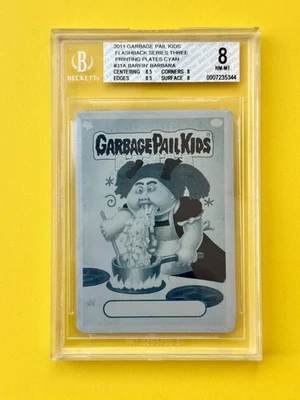 Garbage Pail Kids Flashback 3 Black Printing Plate BARFIN’ BARBARA 31a OS3 2011 - Image 1 of 2