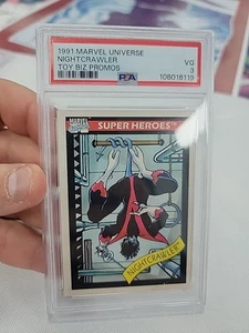 Nightcrawler 1991 Marvel Universe Series 1 Toy Biz Promo PSA 3 LOW POP - Picture 1 of 7