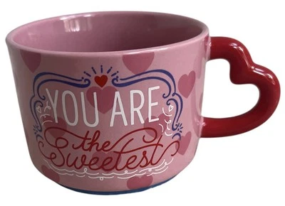 Taza Starbucks Japón San Valentín 2022 rosa apilable mango corazón 10 OZ nueva Foto 1 de 4