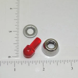 Tonka Replacement Red Flasher w/Bezel Toy Part TKP-032 - Picture 1 of 4