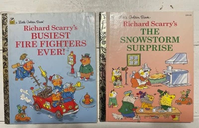 Little Golden Bks -The Snowstorm Surprise And Busiest Fire Fighters Ever! Scarry - Image 1 of 4