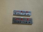 1980 - 1991 FORD F250 F350 ECONOLINE 6.9L 7.3L XLT DIESEL FENDER EMBLEMS 80-91 Ford F-350