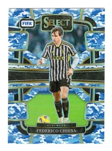 2023-24 Panini Select FIFA Terrace Winter Camo Prizm /99 Federico Chiesa #39 - Picture 1 of 2