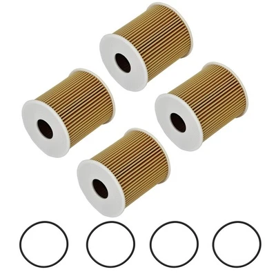 Filtro de aceite de motor 4 piezas para BMW M235i xDrive 2014-2016 11427566327 Foto 1 de 4