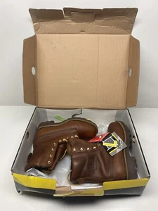 EHIGH men's safety shoes 7.5M brown - Picture 1 of 6