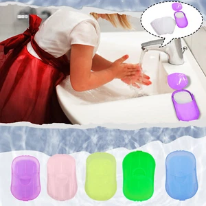 Mini Portable Disposable Convenient Boxed Scented Soap Paper Travel Paper - Picture 1 of 39