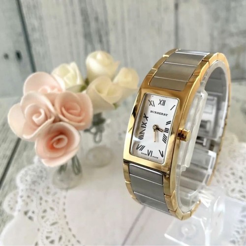 Burberry 14000L Analogico Quarzo Donna Batteria Sostituita Combi Vintage 534261614