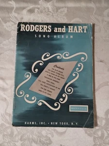 Rodgers & Hart Team Song Album 1946 Classic Musicals Piano Songbook Sheet Music - Picture 1 of 10