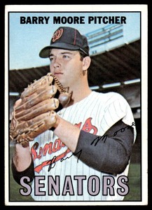 1967 Topps Barry Moore RC Washington Senators #11