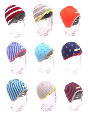 loud + proud warme Kinder Wendemütze Strickmütze Beanie Winter Gr. 50 - 116