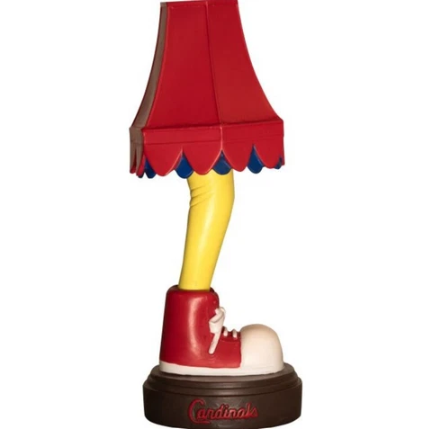 St Louis Cardinals Mini Fredbird Leg Lamp - Christmas Story in July 7/17/23: NIB Cover