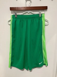 Nike Dri-Fit Boy's Basketball Shorts, Green/Neon, XL - Picture 1 of 3