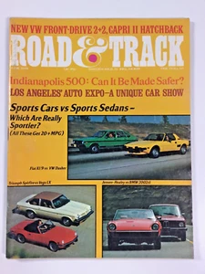 Road & Track Magazine June 1974 VW Scirocco MGB V8 CAPRI V6 Triumph Spitfire BMW - Picture 1 of 8
