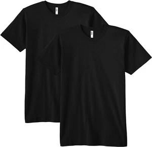 American Apparel Fine Jersey T-Shirt, Style G2001, 2-Pack - Picture 1 of 14