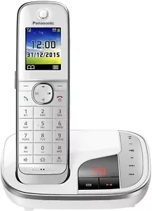 Téléphone Sans Fil Panasonic KX-TGJ320GW + Répondeur Blanc - Zdjęcie 1 z 2