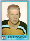 1962-63 Topps Pat Stapleton #8 EX+ carte hockey vintage