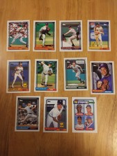 Topps Baseball Cards Year 1992 (11 Total Cards) Some Corners Slightly Bent