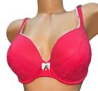 Victorias Secret Body By Victoria Padded Perfect Coverage Bra 32D Red