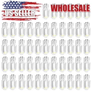 Lote de bombillas interiores LED 6500K Super White T10 194 168 W5W 2825 para remolque cámper - Imagen 1 de 8