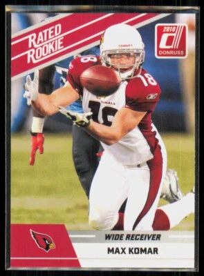2010 Panini Donruss Rated Rookie Max Komar Rookie Arizona Cardinals #70 - Image 1 of 2