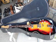 Vintage 1960s Galanti Hollow Body Electric Guitar Rare for sale