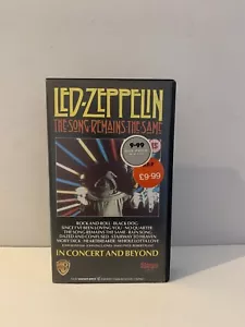Led Zeppelin The Song Remains The Same VHS - Picture 1 of 4
