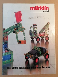 Märklin Metall Prospekt Der Metall-Baukasten mit neuer Technik - Bild 1 von 14
