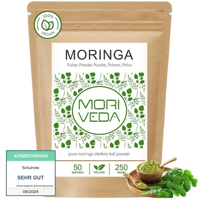 Premium Moringa Pulver 250g – Nährstoff & Vitaminreich, Energie-Boost - Bild 1 von 4