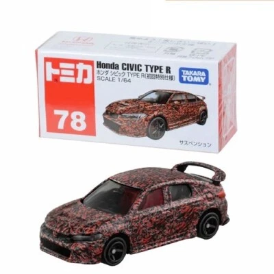 1/64 Tomy Tomica 78 2022 Honda Civic Type R FL5 1st ed Diecast Model Car - Изображение 1 из 2