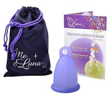 Me Luna tazza mestruale Sport, Anello, Blu/Viola, Taglia L (B8r)
