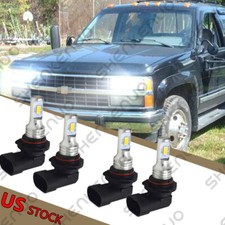 For Chevy C/K Pickup Silverado Suburban Tahoe 1994-1998 - 4X LED Headlight Bulb