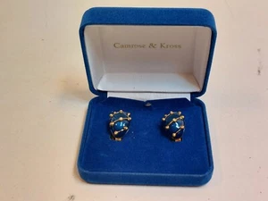 Camrose & Kross Replica Jacqueline Kennedy Enamel Banana Earclips - Picture 1 of 11