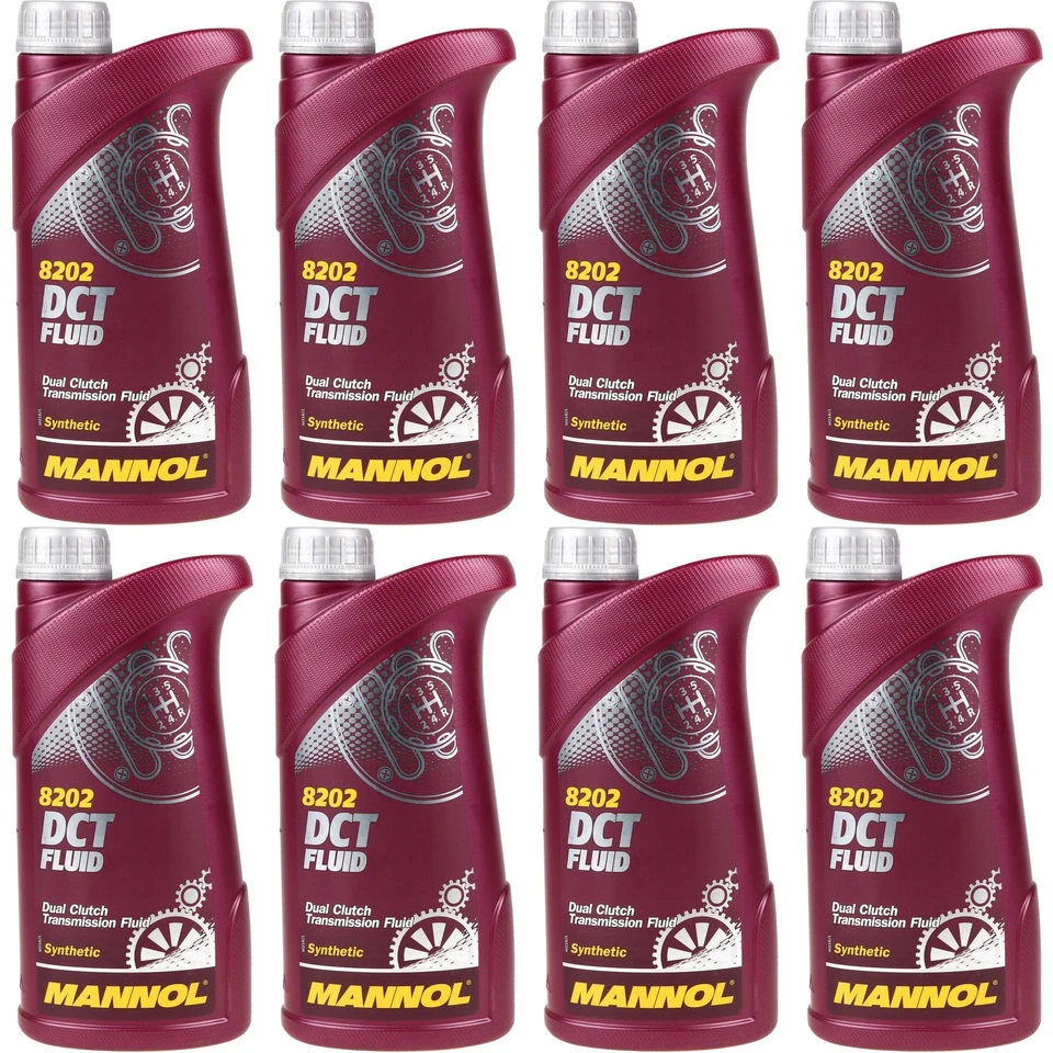 8x1 Liter Original MANNOL Getriebeöl 8202 DCT Fluid Gear Oil