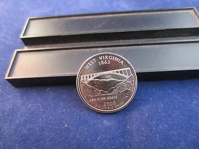 2005-P Clad  West Virginia Quarter Mint State Unc-BU Satin Upper Grading Ranges - Image 1 of 2