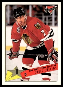 1993-94 Topps Premier Chris Chelios Chicago Blackhawks #94 - Picture 1 of 2
