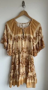 Spell & The Gypsy Collective Coco Lei Flutter Metallic Mini Play Dress Large - Picture 1 of 7