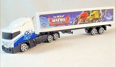 TRANSPORT TRUCK,WHITE MOTORMAX DIECAST CAR/TRUCK COLLECTOR'S MODEL,NEW - Image 1 of 4