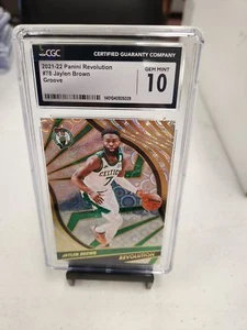 2021-22 Panini Revolution #78 Jaylen Brown Groove CGC 10 - Picture 1 of 2