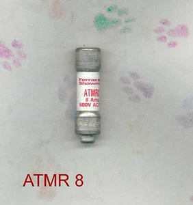 SHAWMUT ATMR8 ATMR 8 SICHERUNG CC 600 VOLT 8 AMP - Bild 1 von 3