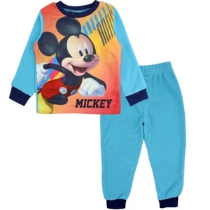 Boys' Pajamas. Navy Blue. Mickey (Model No. 3), Size 6 Years - Picture 1 of 9