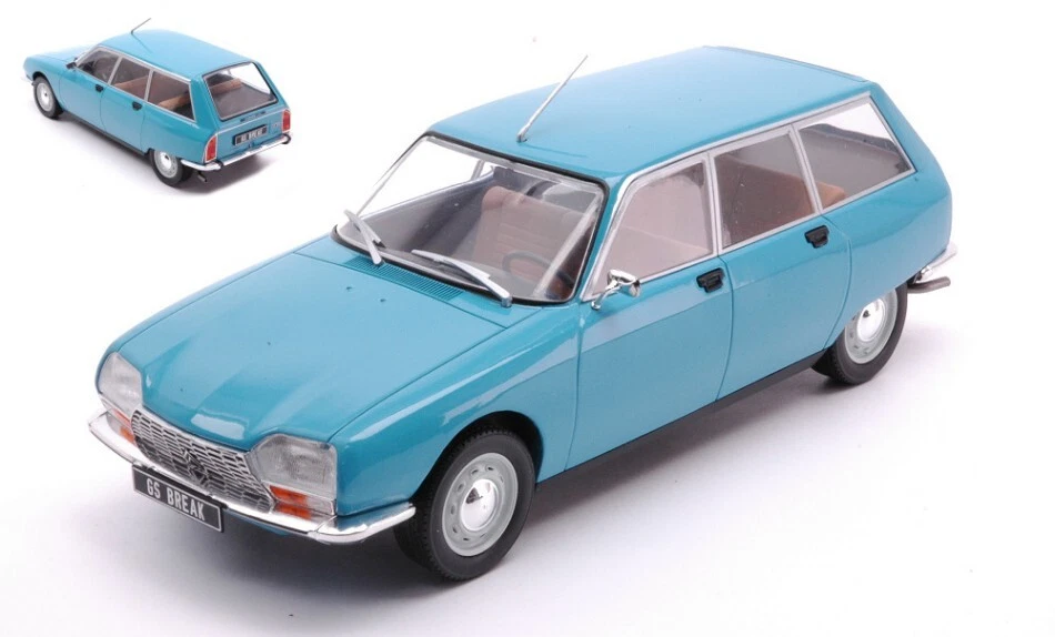Citroen Gs Break 1971 Light Blue 1 24 Model WB124209 WHITEBOX