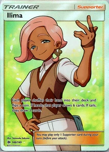 Pokemon Cards Llima 146/149 Full Art Trainer Sun & Moon Base Set - Picture 1 of 2