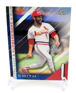 2020 Topps Chrome Update Baseball Ozzie Smith A Numbers Game Cardinals #NGC-21 - Picture 1 of 2