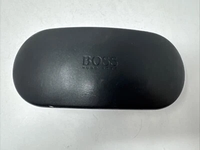 Gafas de sol con estuche de vidrio duro Hugo Boss negras ¡SOLO ESTUCHE! Gafas Foto 1 de 4