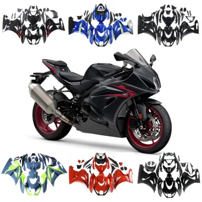 ABS Plastic Bodywork For 2017 2018 2019 2020 2021 Suzuki GSXR1000 Fairing Kit Foto 1 de 4